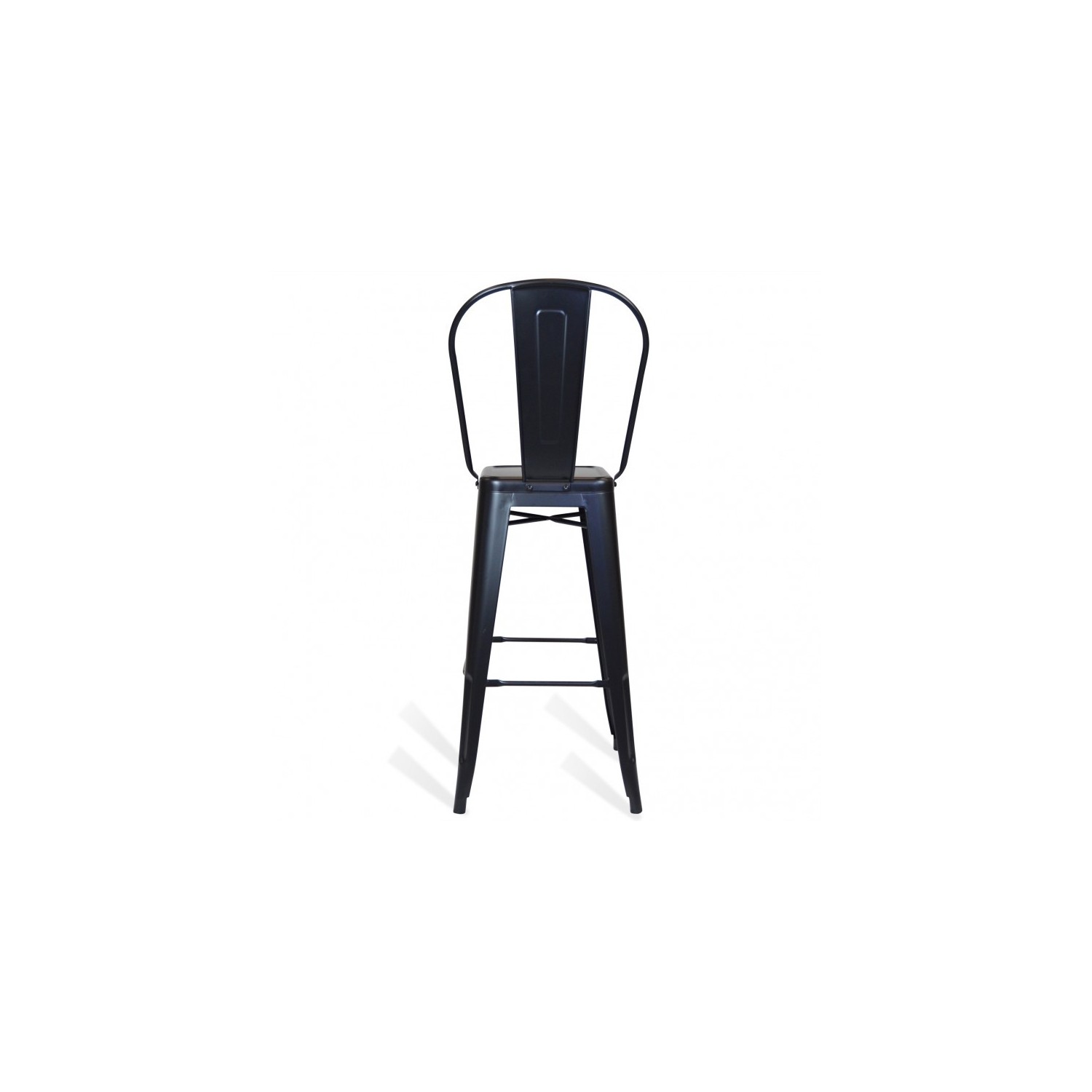 PACK 4 TABURETER BISTRO MATT HIGHBACK