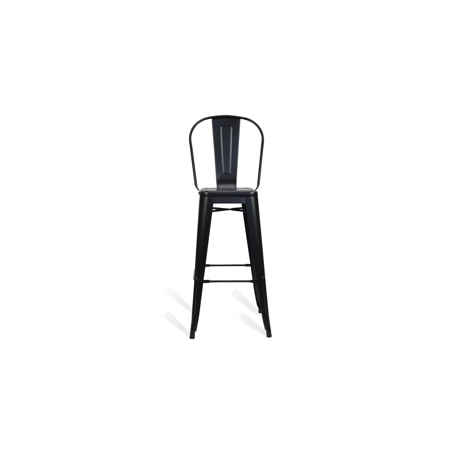 PACK 4 TABURETEN BISTRO MATT HIGHBACK