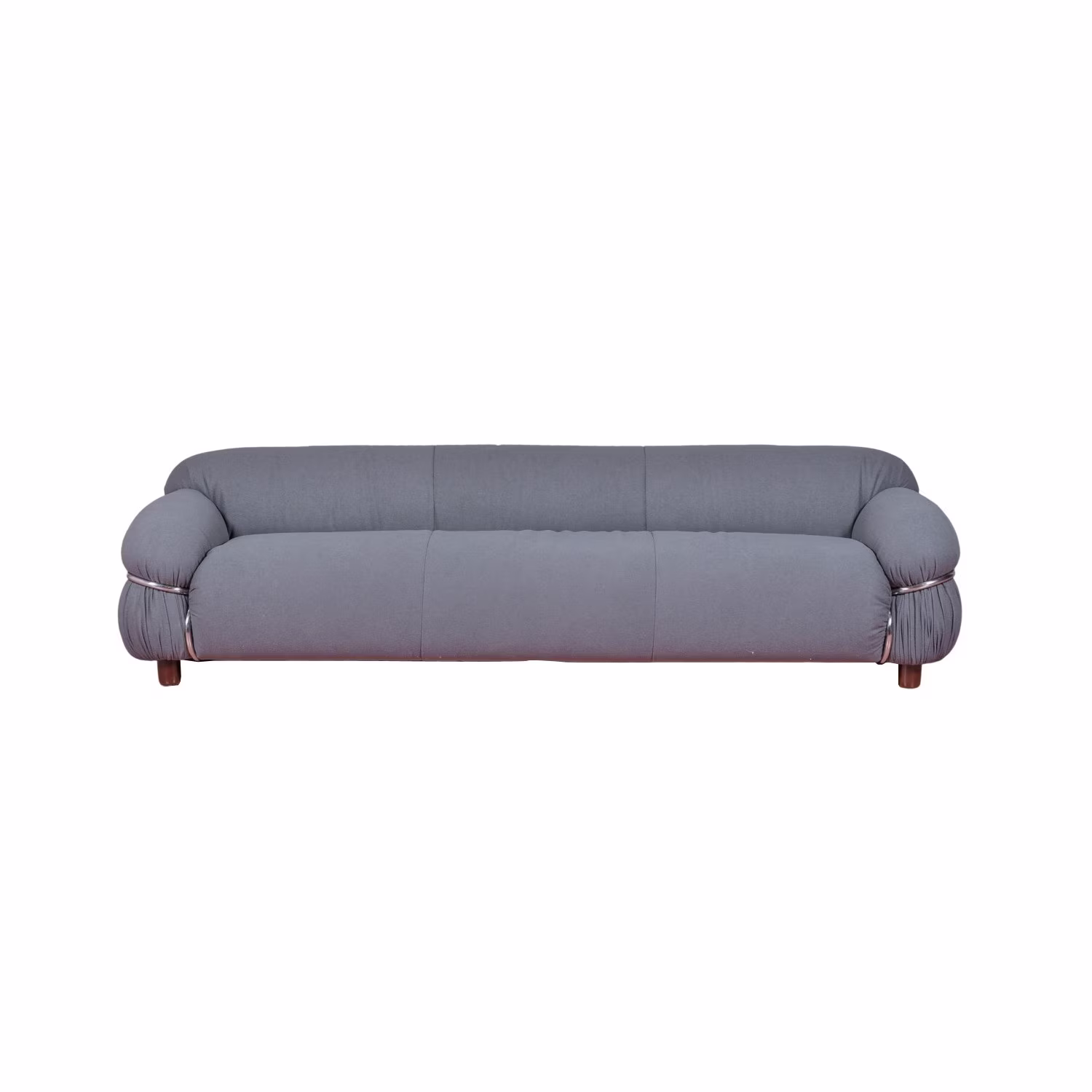 OLYMPIA 3-SEAT SOFA UPHOLSTERED IN SHERPA FABRIC