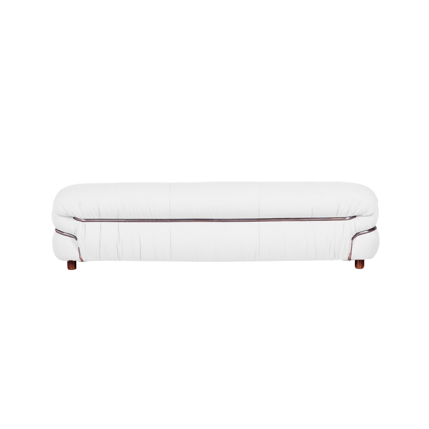 OLYMPIA 3-SEAT SOFA UPHOLSTERED IN SHERPA FABRIC