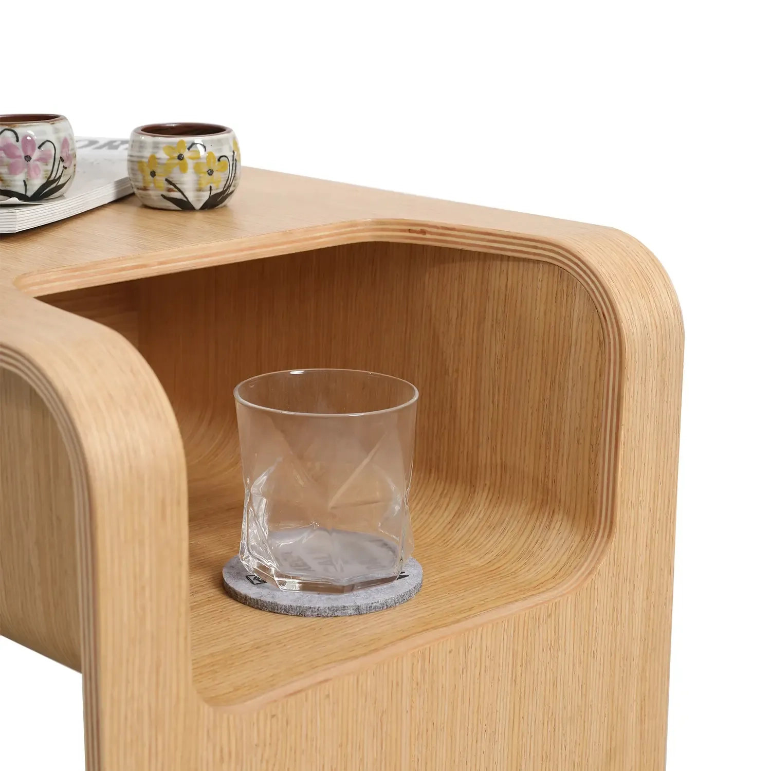 Denver multi-purpose wooden side table Nest Dream - 3