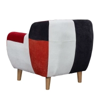 Nordic patchwork upholstered sofa