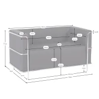 Divano Torino a 2 posti in ecopelle e acciaio cromato 🛋️ - Mobilie Design