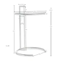 Tavolo imitazione Eileen Gray E1027 - Tavolini - Mobilie Design