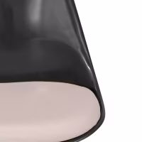 Lotus Chair All Black with cotton cushion FURNMOD - 27