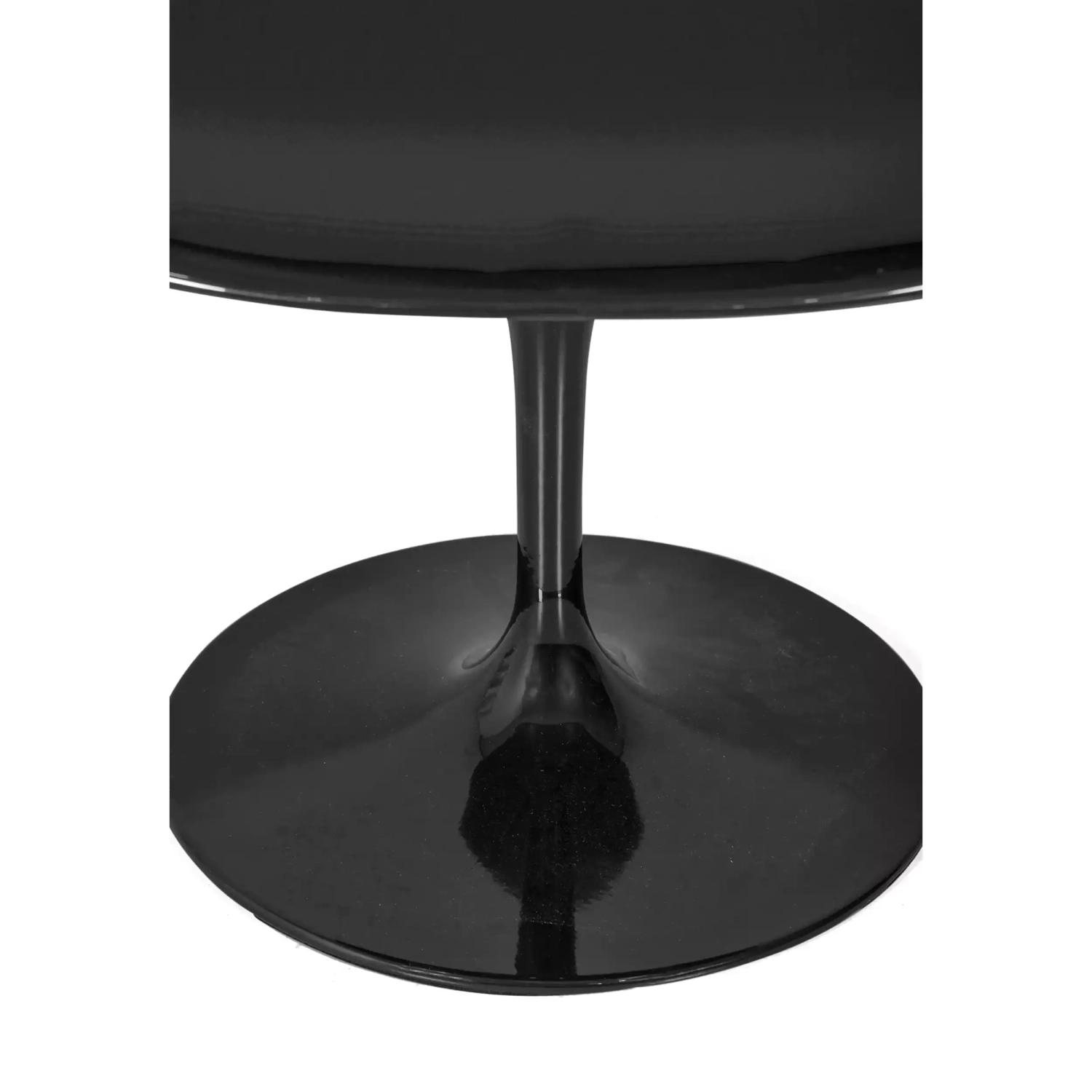 Lotus Arms Chair All Black with cotton cushion FURNMOD - 4