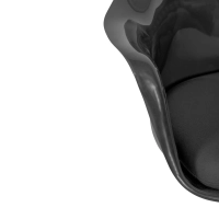 Lotus Arms Chair All Black with cotton cushion FURNMOD - 5