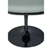 Lotus Arms Chair All Black with cotton cushion FURNMOD - 14