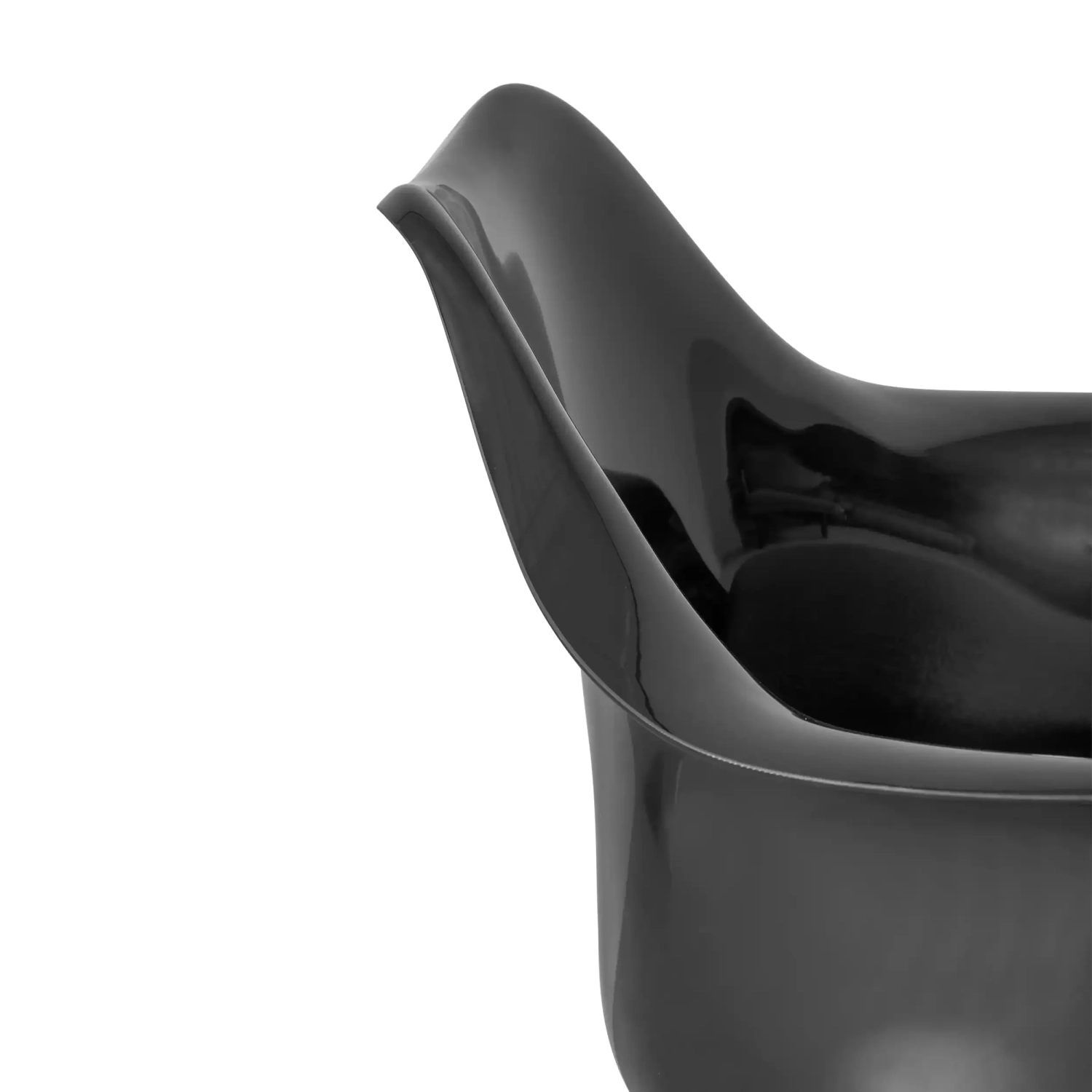 Lotus Arms All Black stol med bomullsdyna FURNMOD - 39