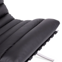 Designové křeslo čalouněné syntetickou kůží - Madrid Nest Dream - 4