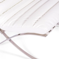 Designové křeslo čalouněné syntetickou kůží - Madrid Nest Dream - 11