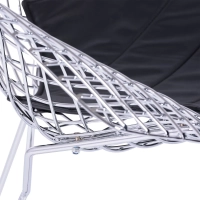 Diamond Design armchair in chromed steel FURNMOD - 8
