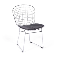 Berta chromed steel dining chair Berta FURNMOD - 1