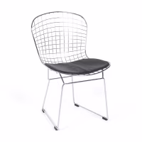 Eetkamerstoel in verchroomd staal Berta FURNMOD - 1