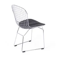 Inspirazione Sedia Bertoia Cromata - Sedia Industriale - Mobiliedesign