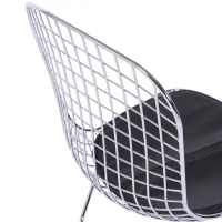 Inspirazione Sedia Bertoia Cromata - Sedia Industriale - Mobiliedesign