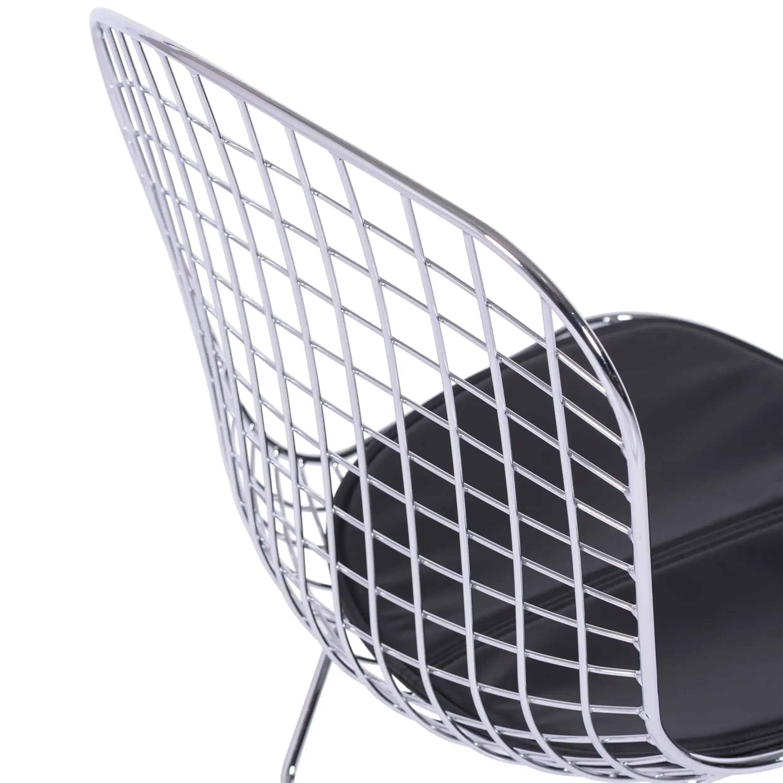 Inspirazione Sedia Bertoia Cromata - Sedia Industriale - Mobiliedesign