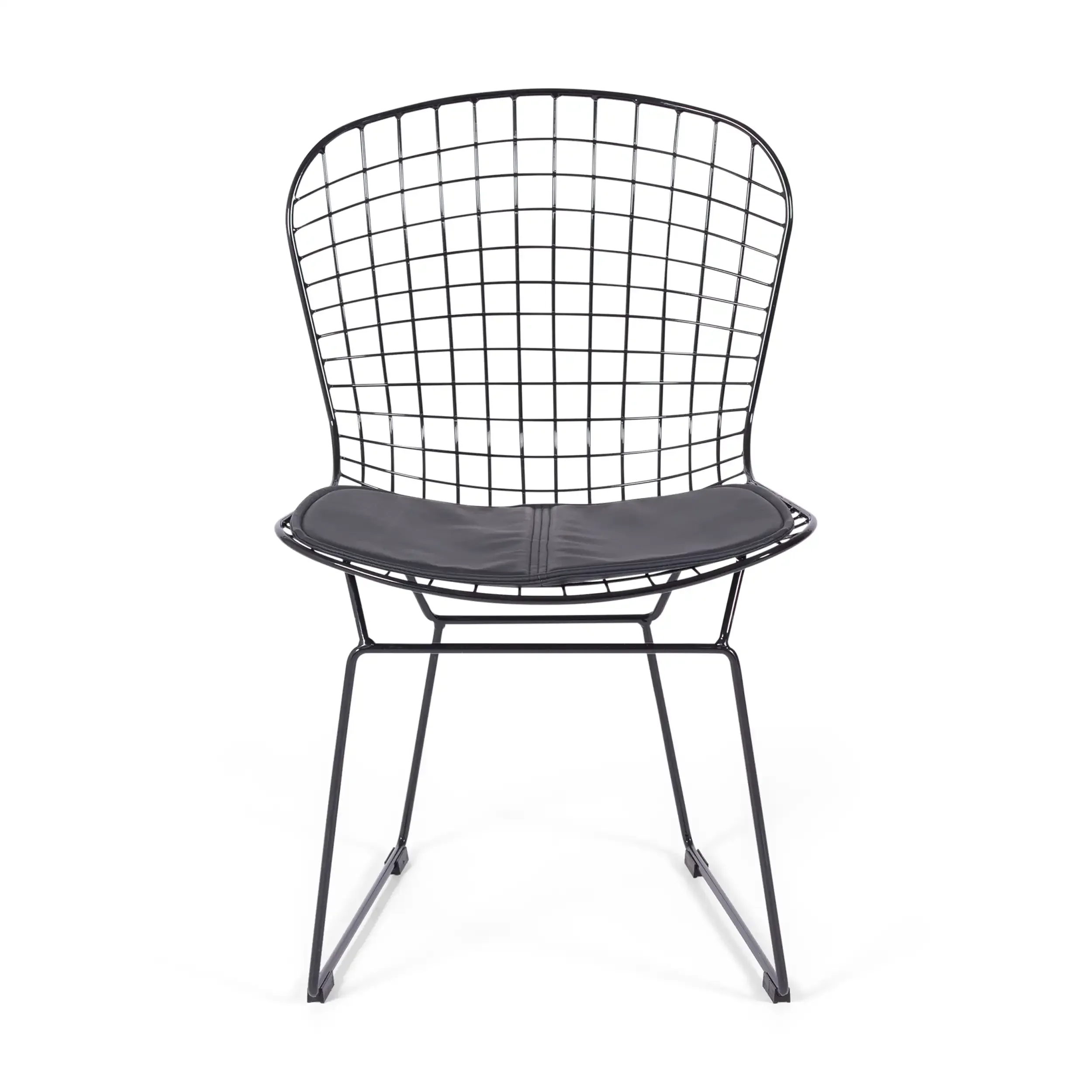 Inspirazione Sedia Bertoia in Acciaio Nero - Sedia Industriale Design