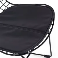 Inspirazione Sedia Bertoia in Acciaio Nero - Sedia Industriale Design