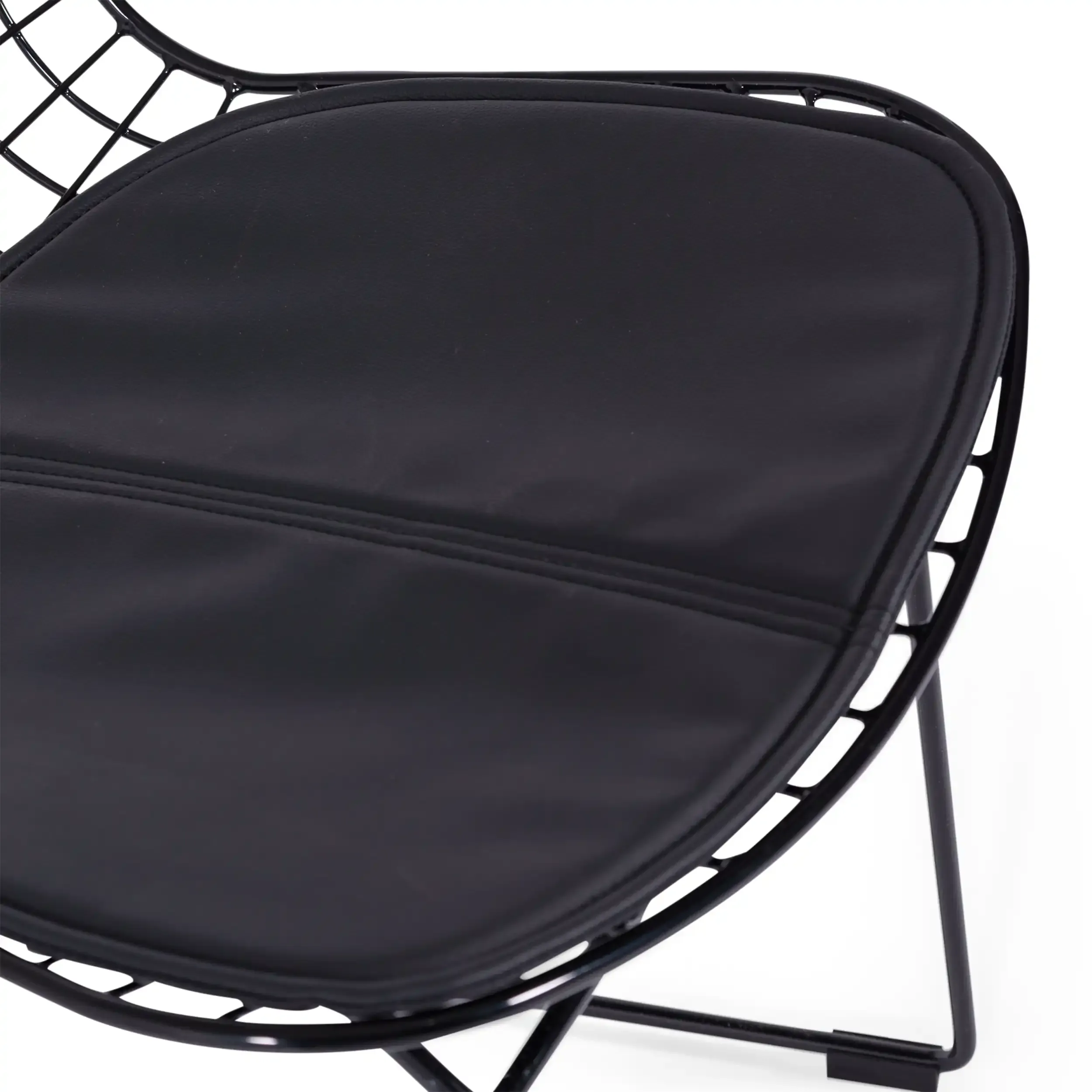 Inspirazione Sedia Bertoia in Acciaio Nero - Sedia Industriale Design