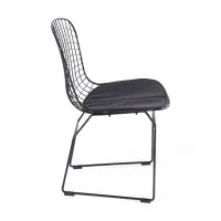Inspirazione Sedia Bertoia in Acciaio Nero - Sedia Industriale Design
