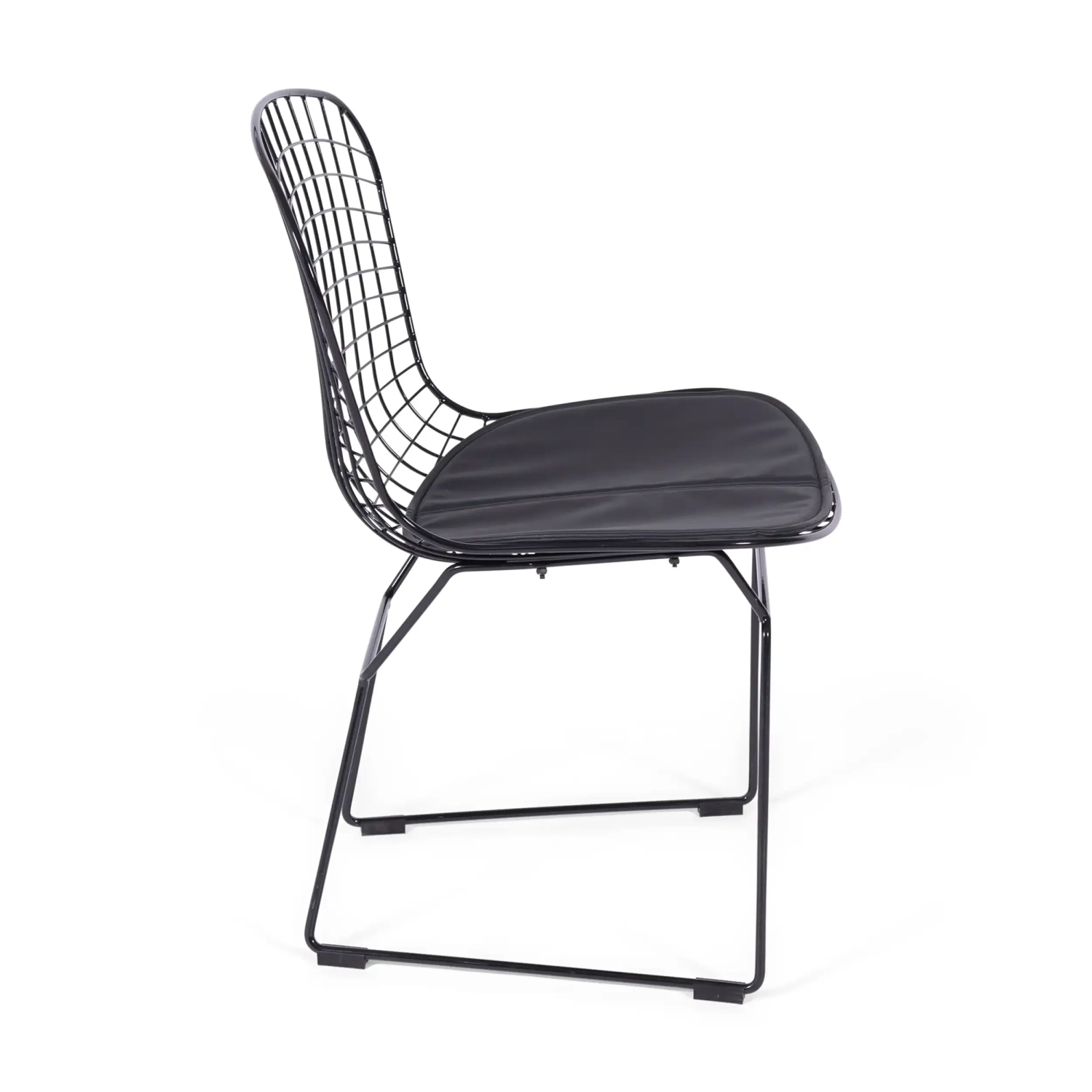 Silla de comedor en acero negro Berta FURNMOD - 5