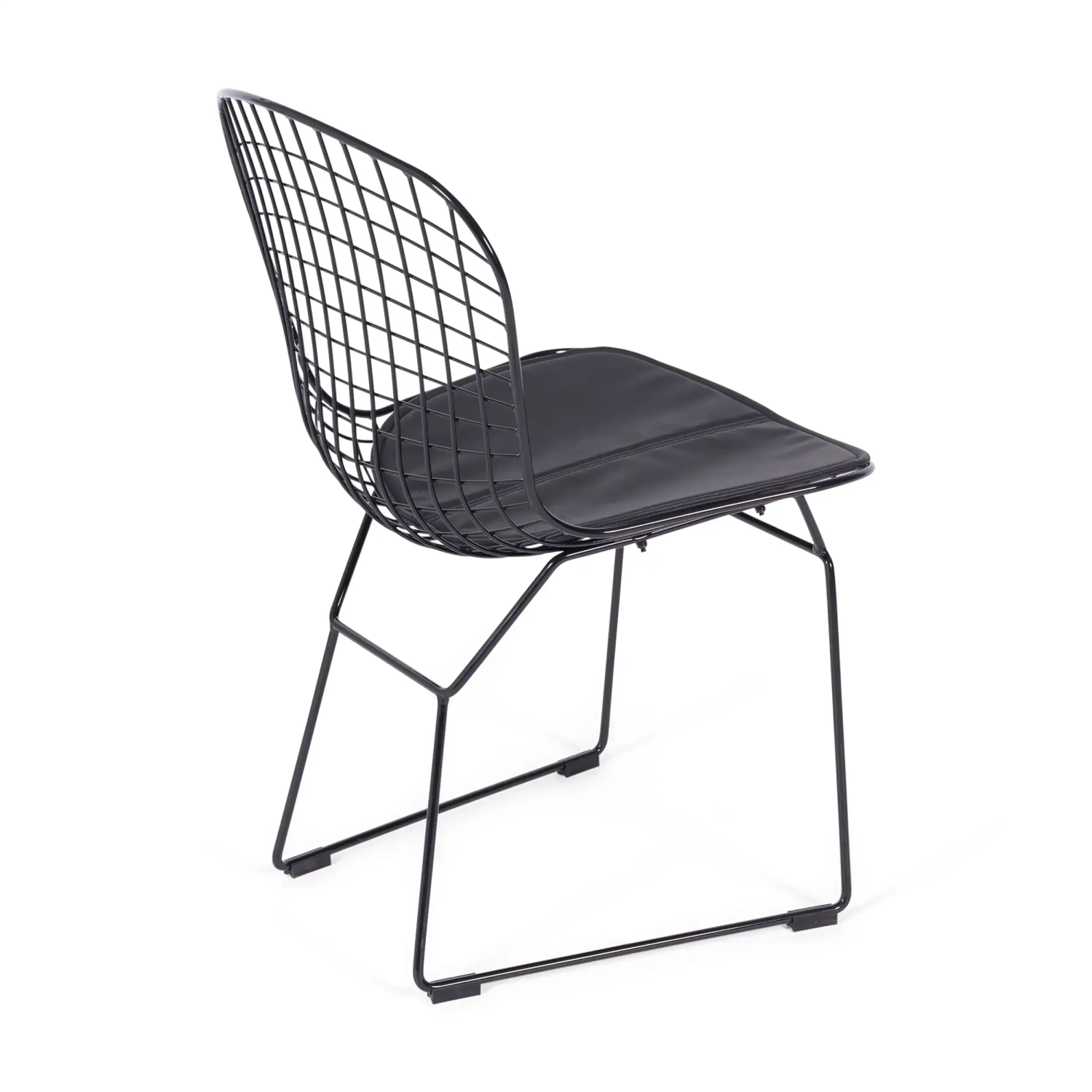 Silla de comedor en acero negro Berta FURNMOD - 7