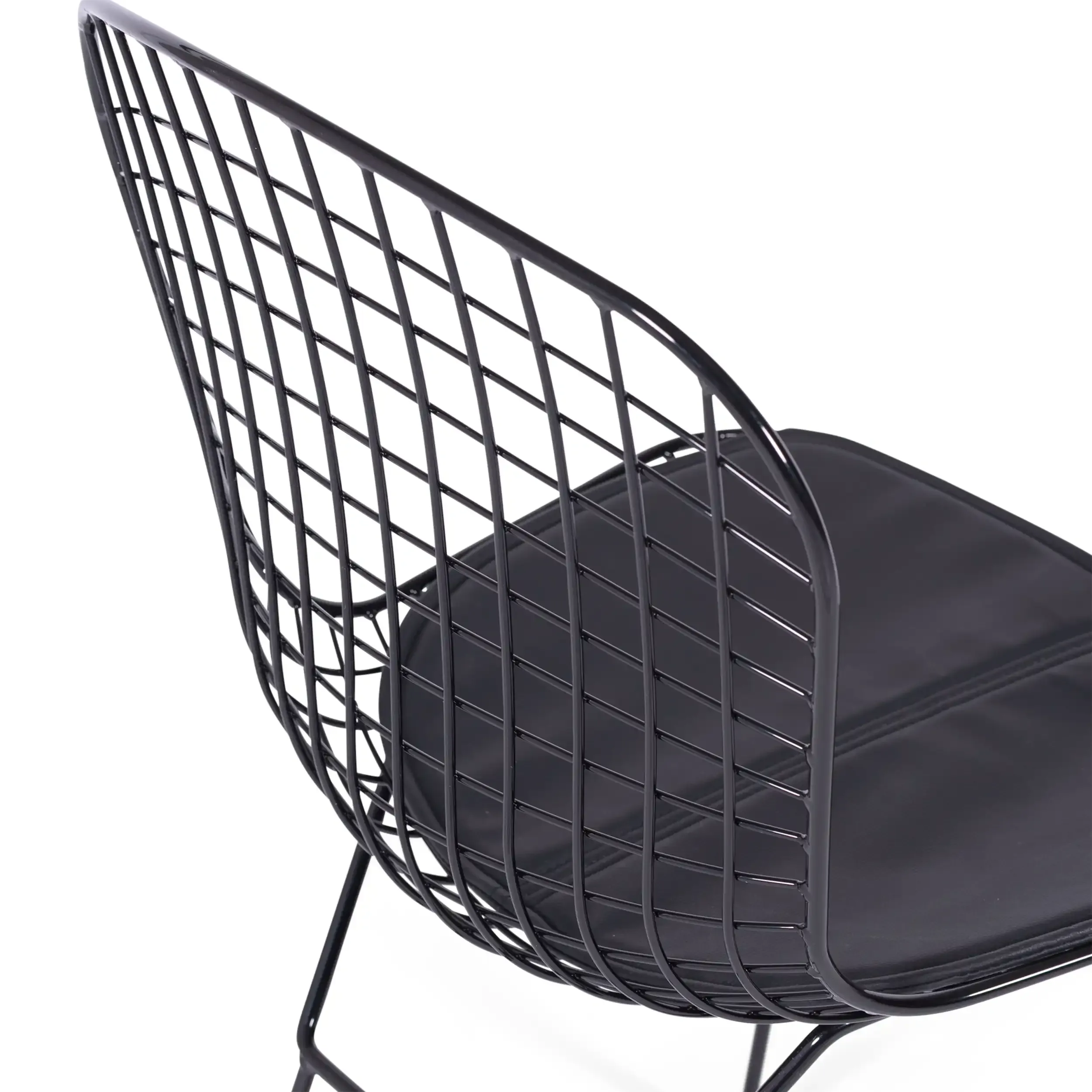 Inspirazione Sedia Bertoia in Acciaio Nero - Sedia Industriale Design