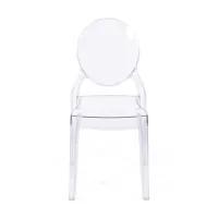 Sedia Hospitality moderna trasparente Louisiana - Mobilie Design