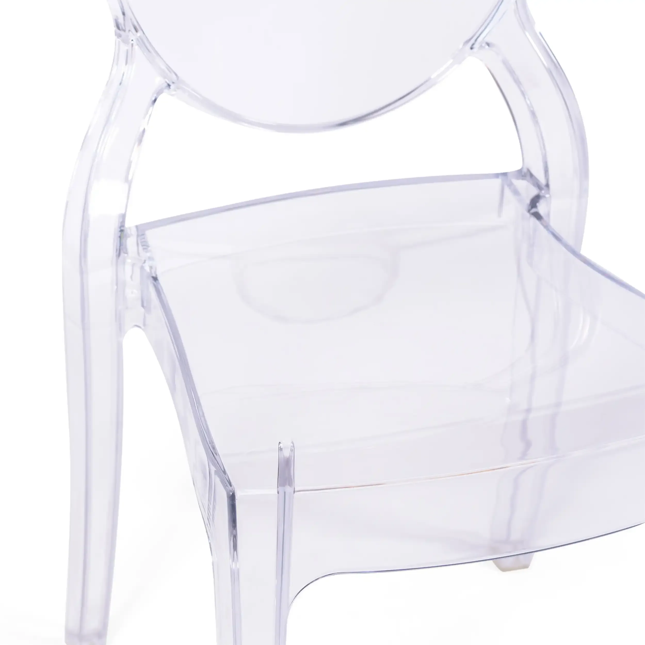 Sedia Hospitality moderna trasparente Louisiana - Mobilie Design