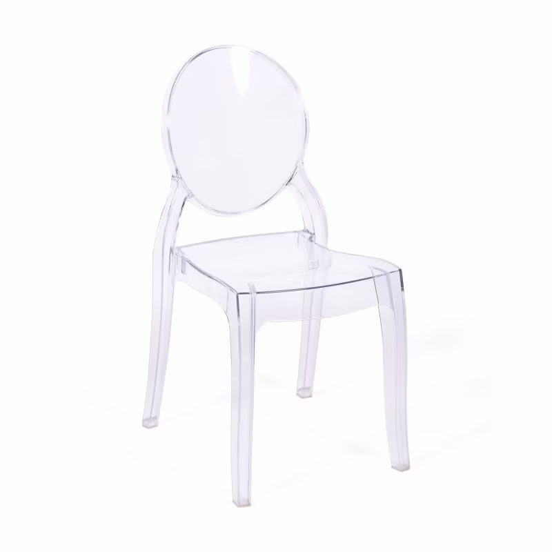 Sedia da pranzo Lousiana trasparente FURNMOD - 1