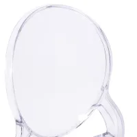 Sedia Hospitality moderna trasparente Louisiana - Mobilie Design