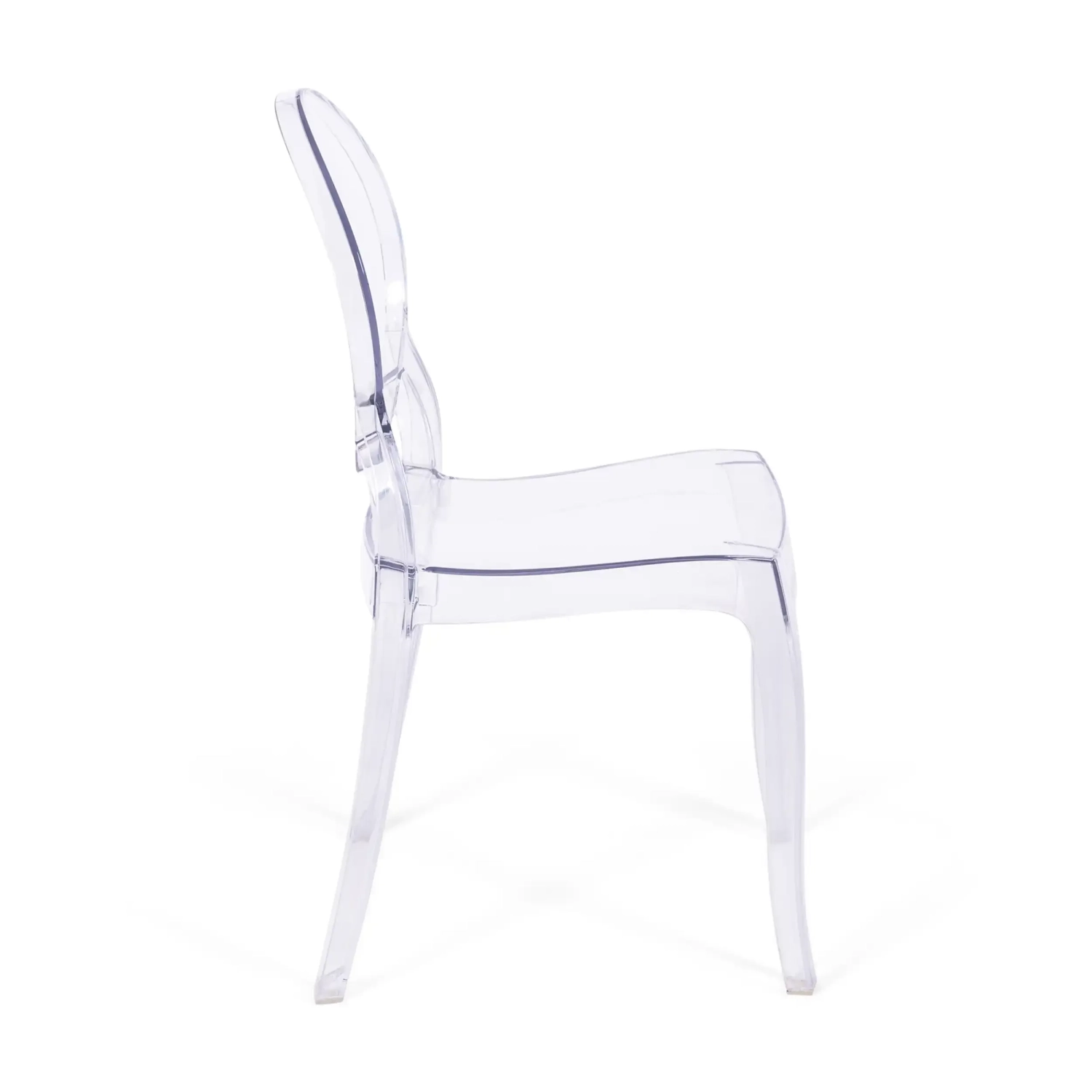 Lousiana transparent dining chair FURNMOD - 6