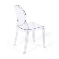 Sedia Hospitality moderna trasparente Louisiana - Mobilie Design