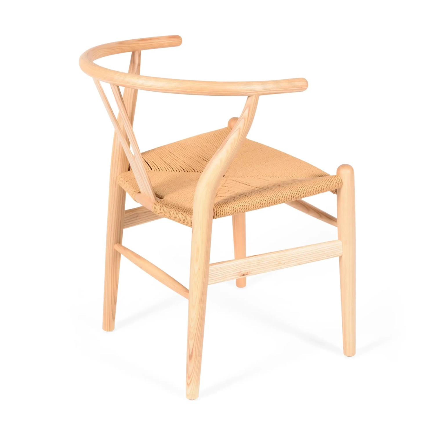 Silla Wish CH24 Artesanal de Madera de Fresno FURNMOD - 8