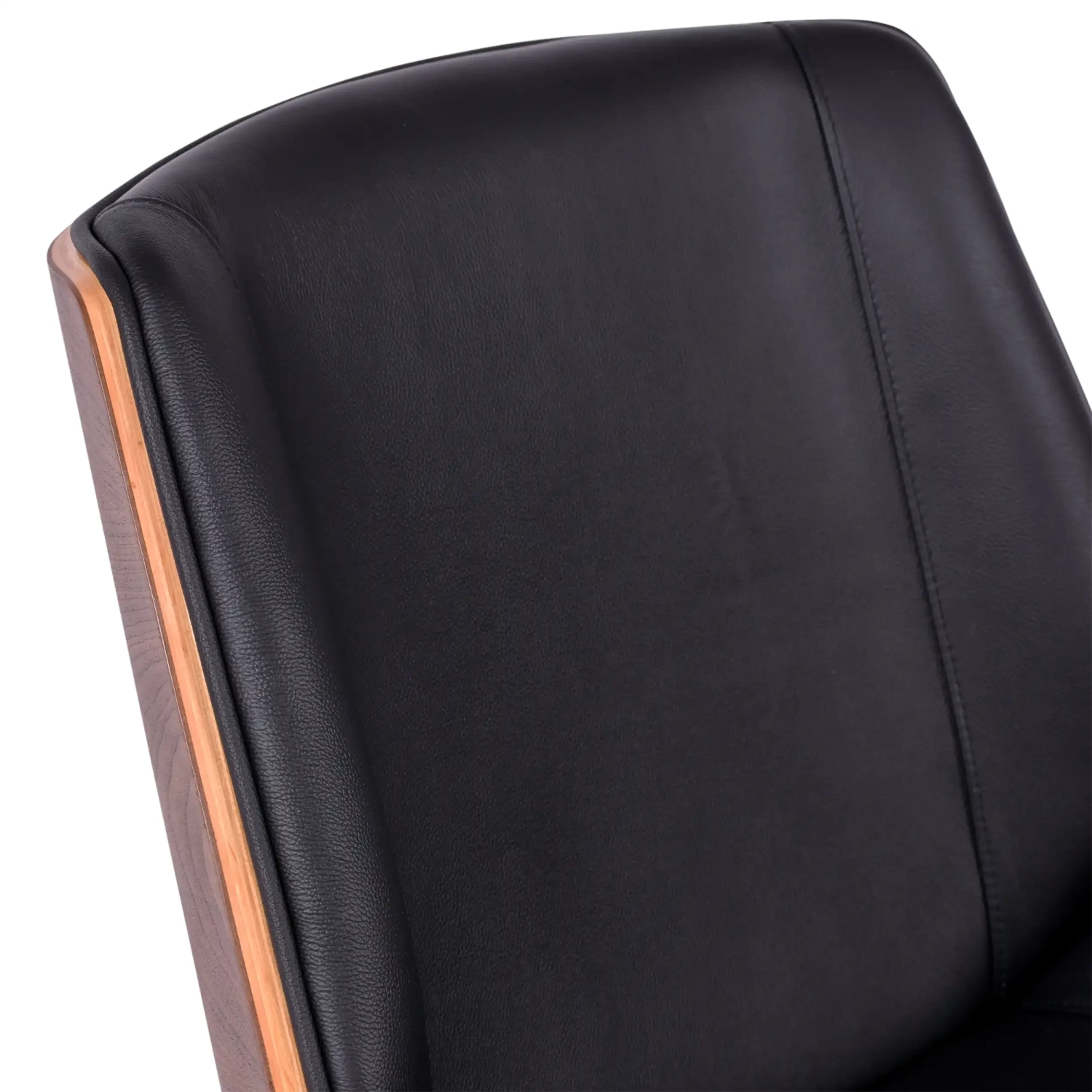 Bürostuhl aus italienischem Leder und Walnussholz Nordic Nest Dream - 4