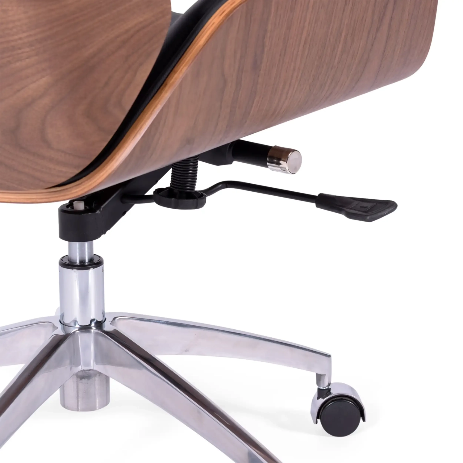 Bürostuhl aus italienischem Leder und Walnussholz Nordic Nest Dream - 10