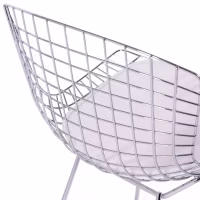 Replica Sedia Bertoia Cromata HQ - Sedie in Metallo - MobilieDesign