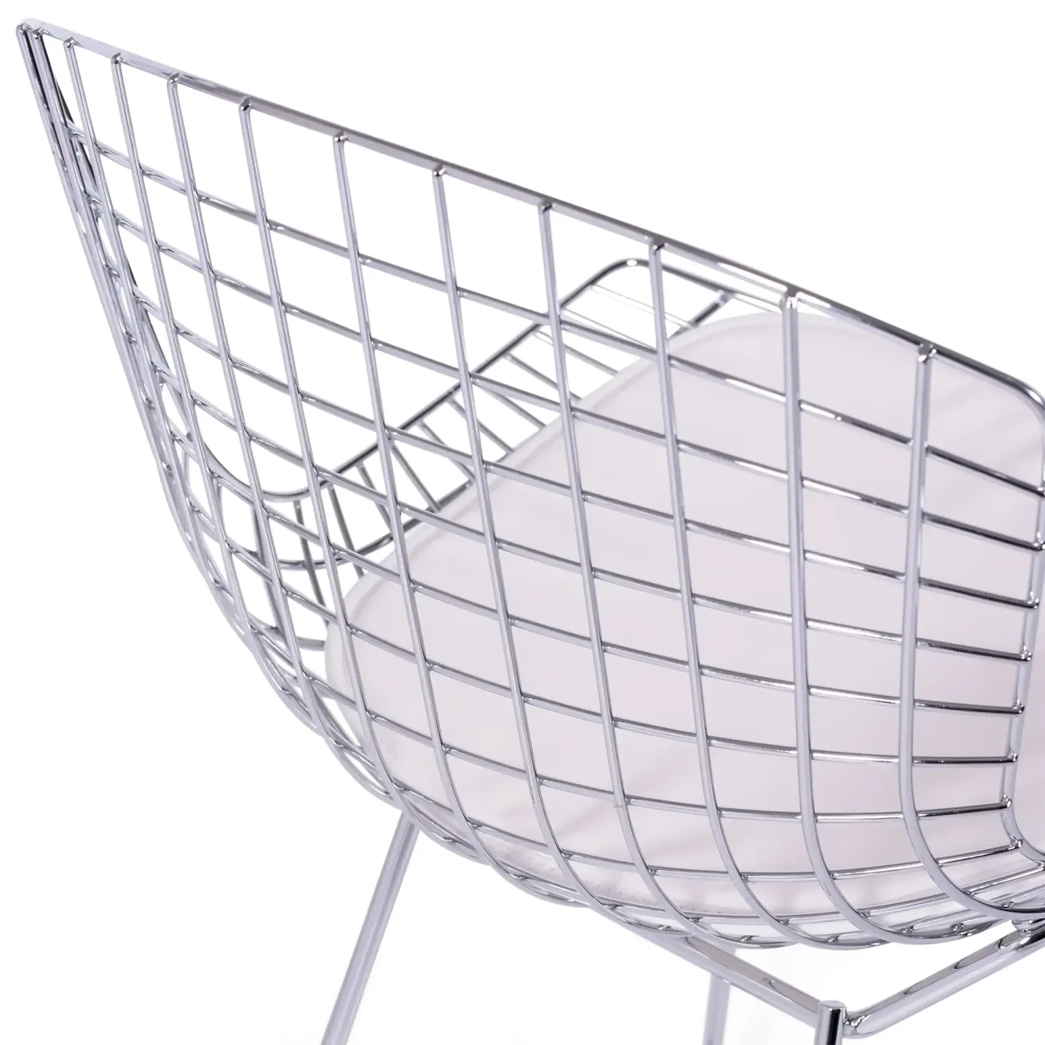 Replica Sedia Bertoia Cromata HQ - Sedie in Metallo - MobilieDesign