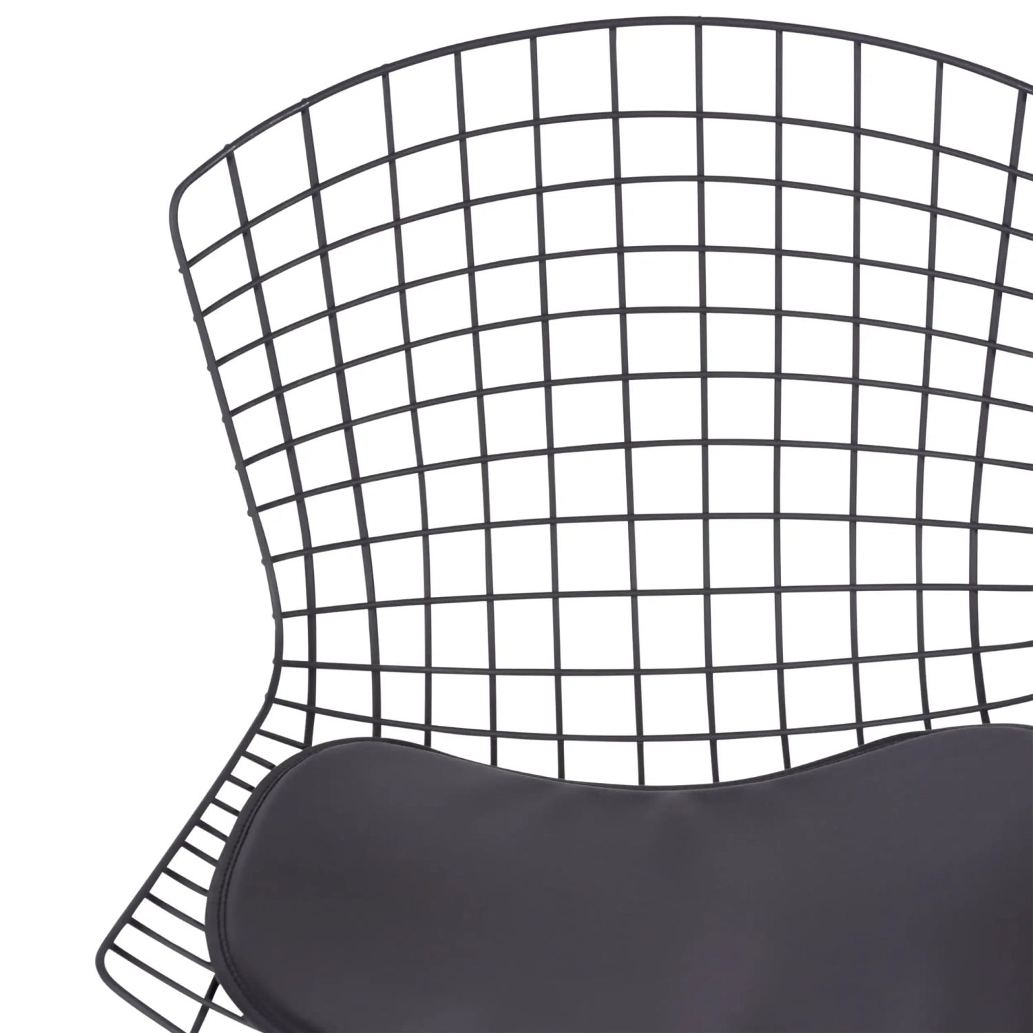 Replika Bertoia stol i svart stål - Metallstolar - MuebleDesign