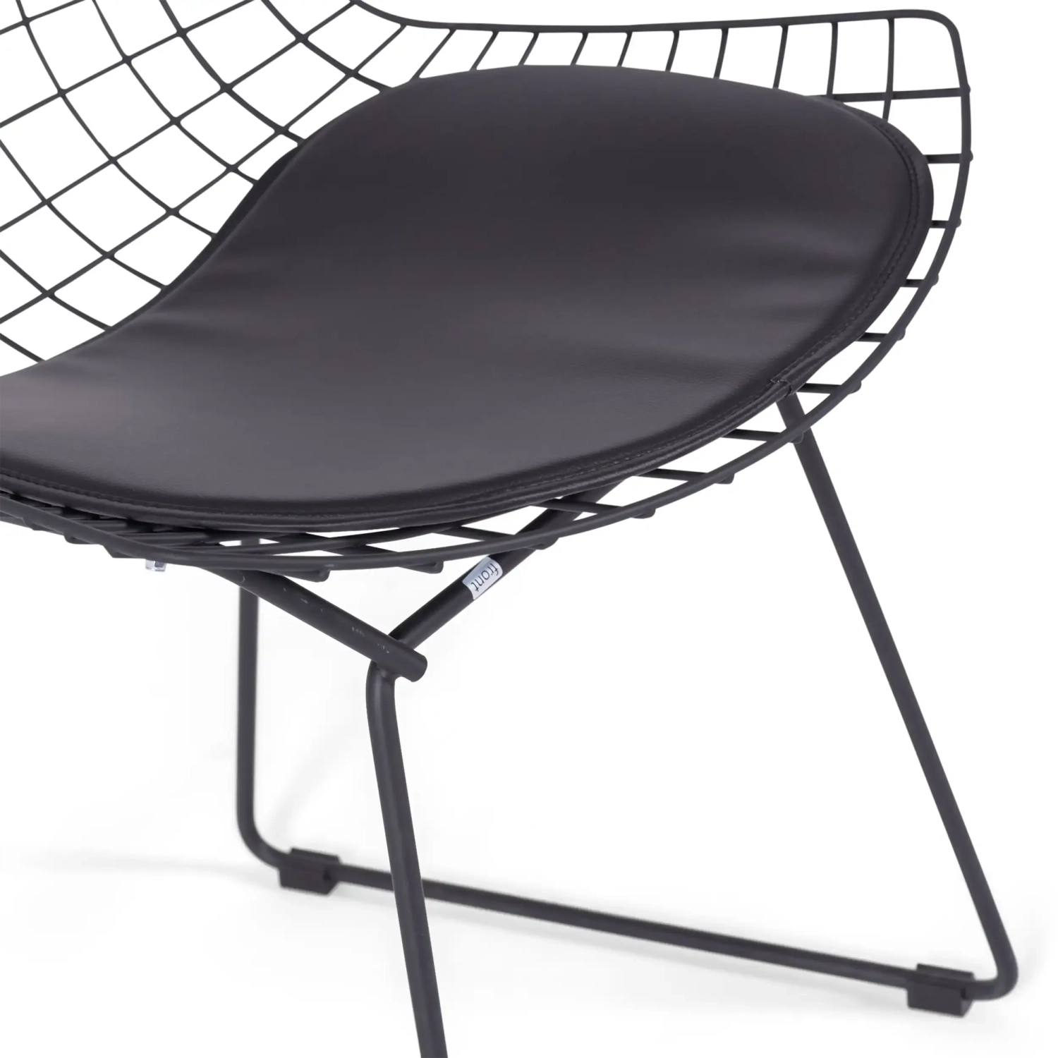 Bertoia Chair in Black Steel Replica - Metal Chairs - Mueble Design