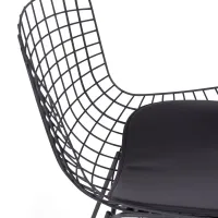 Replica Sedia Bertoia Acciao Nero - Sedie in Metallo - MobilieDesign