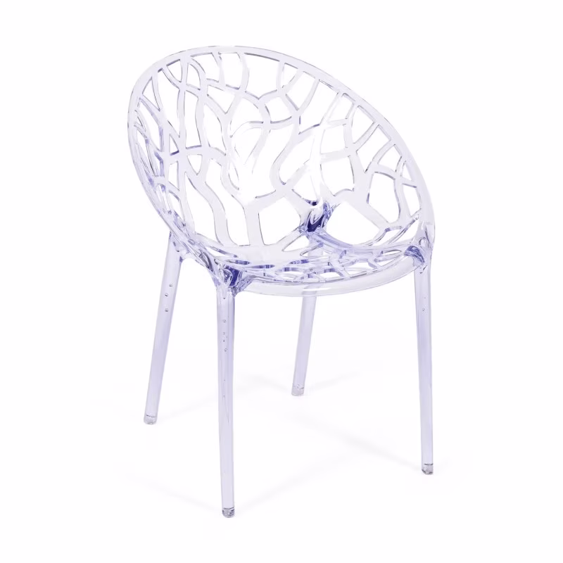 Läpinäkyvä Chrystal Ulkotuoli Replica