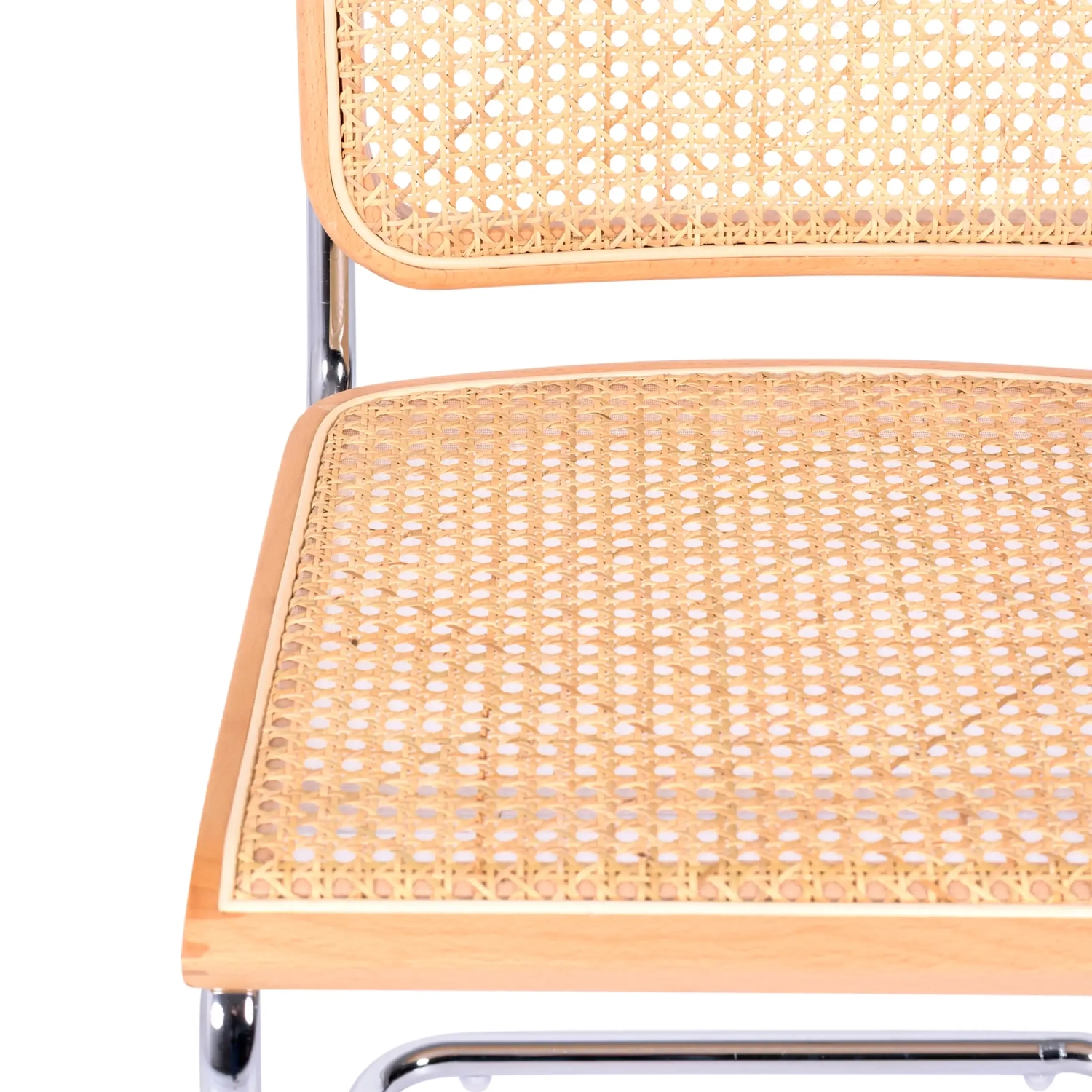 Stol Cesca lågprisstol av stål, bok och rotting 🪑 | | Mueble Design