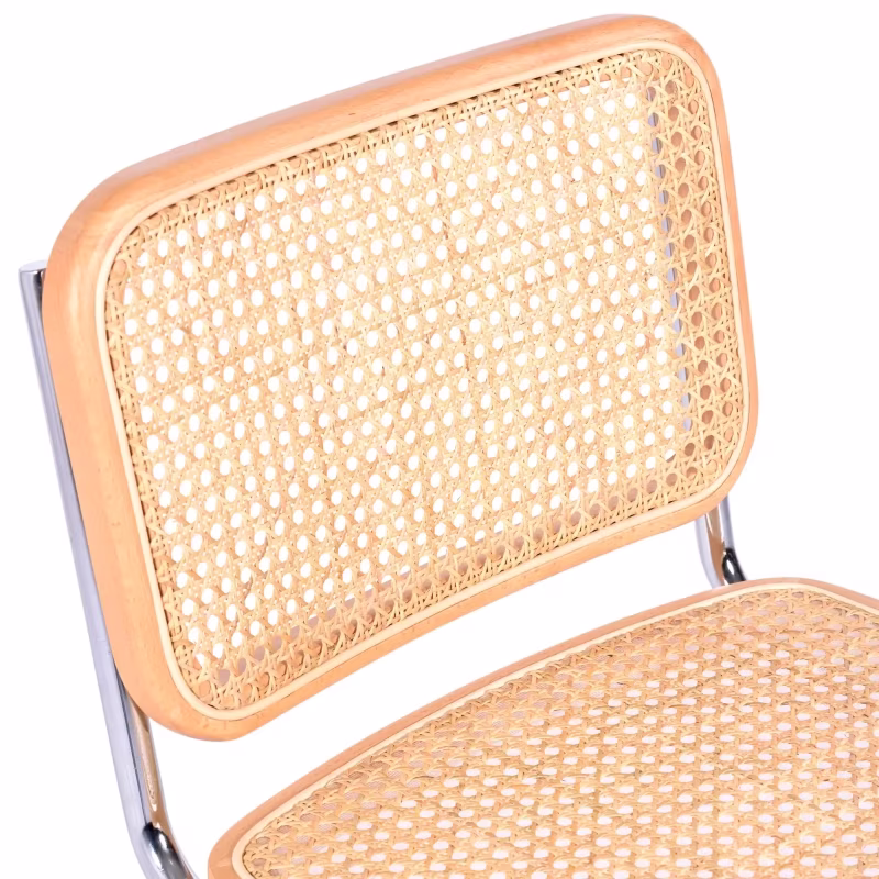 Chair Cesca economical chair in steel, beech and rattan 🪑 | Mueble Design