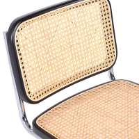 Chair Cesca economical chair in steel, beech and rattan 🪑 | Mueble Design