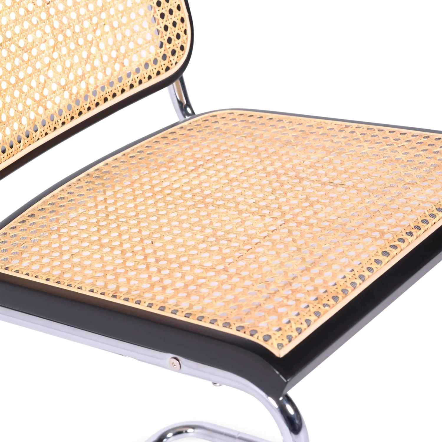 Krzesło Cesca niedrogie krzesło wykonane ze stali, buku i rattanu 🪑 | Mueble Design