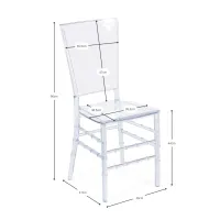 Transparante Stoelen Felipe Ghost - Kunststof stoelen - Mobelarium