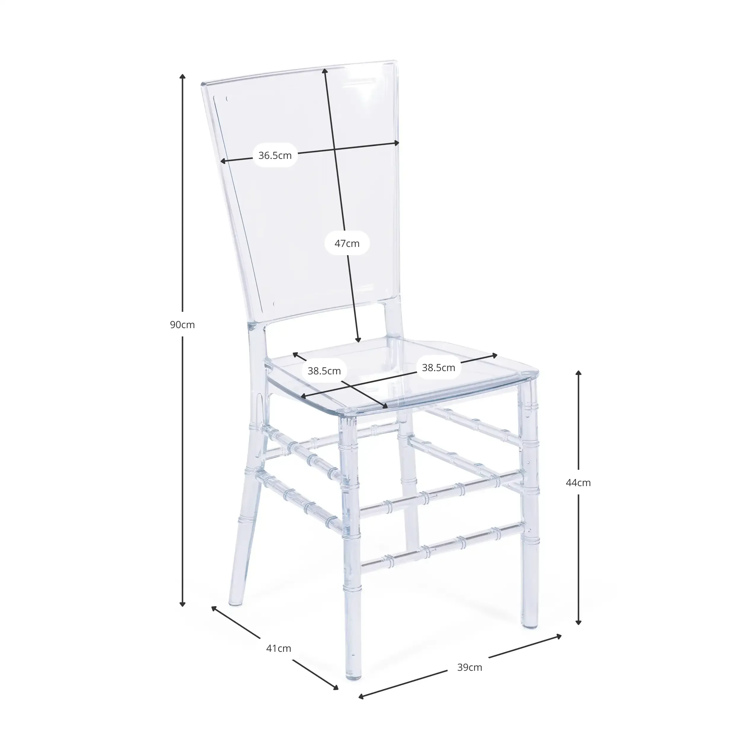 Sedie Trasparenti Felipe Ghost - Sedie in plastica - Mobilie Design