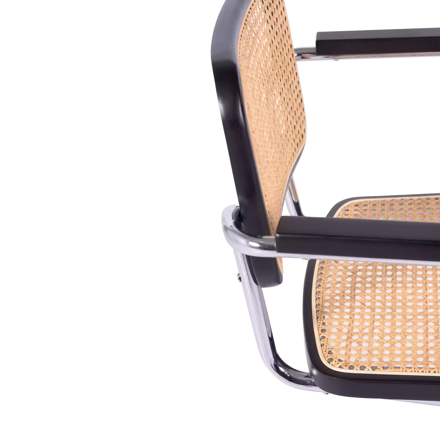 Chaise Cesca avec accoudoirs - Chaises en rotin - Meubles Concept
